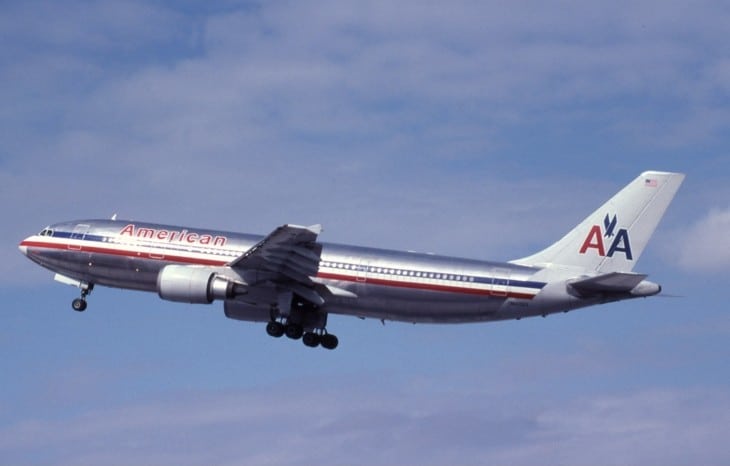 American Airlines Flight 587 Airbus A300 N14053 the aircraft involved in January 2001.