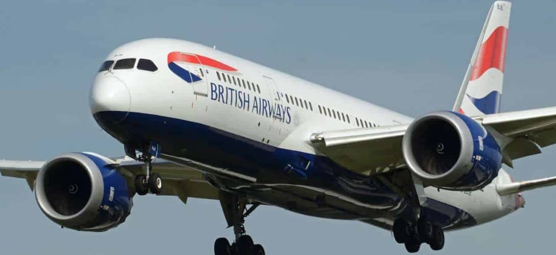 British Airways Boeing 787 8 Dreamliner Frontal
