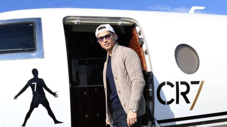 Cristiano Ronaldo Private Jet CR7