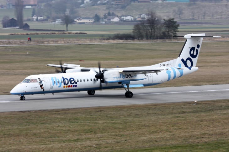 Flybe British European Bombardier DHC 8 402 Q400