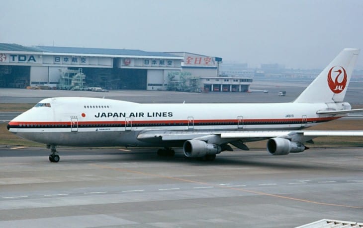JA8119 the aircraft envolved in the accident on August 12th 1985 killing 520 people
