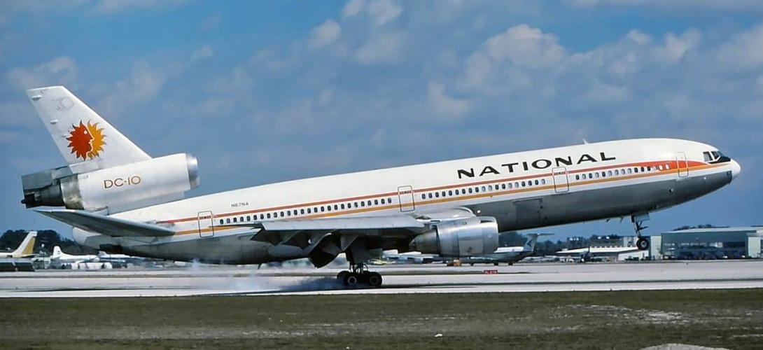 National DC 10 10 at MIA in 1978