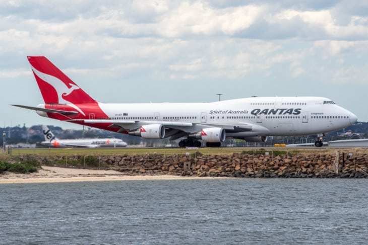 Qantas Boeing 747 400ER VH OEH