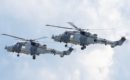 Royal Navy Black Cats AgustaWestland AW159 Wildcat HMA2 helicopters