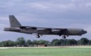 USAF Boeing B 52G Stratofortress landing.