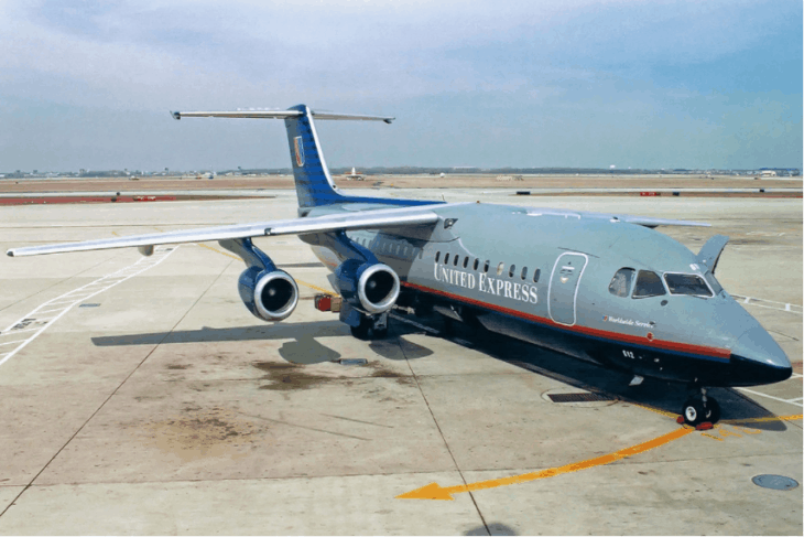 United Express BAe 146 300A